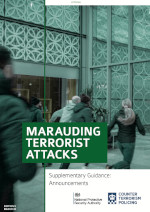Marauding Terrorist Attacks: Supplementary guidance - Announcements