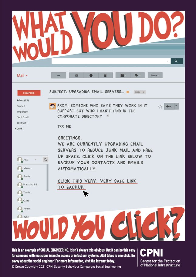 Email What Would You Do Poster preview image